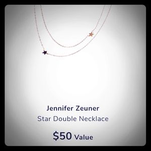 Jennifer Zeuner Star Double Necklace